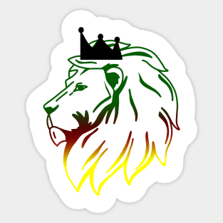 Rasta Lion, Judah Lion Sticker